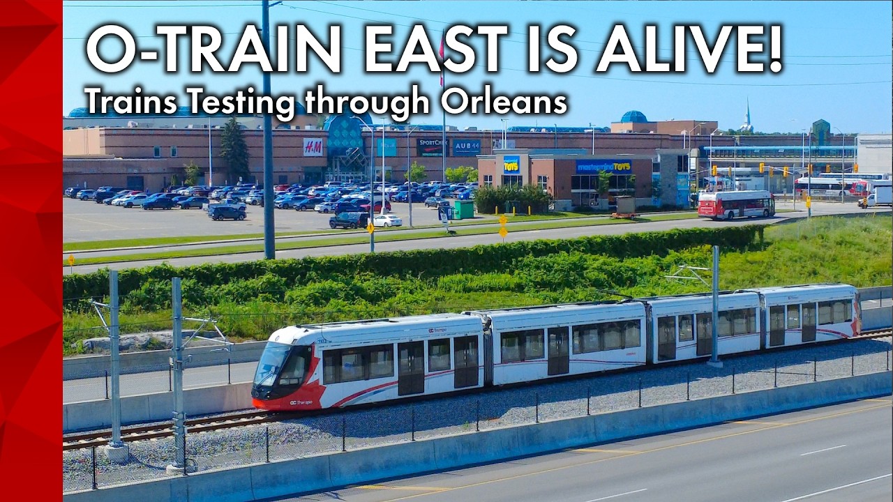 O-Train East Is ALIVE! Trains Testing through Orleans