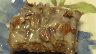 Southern Pecan Praline Sheet Cake