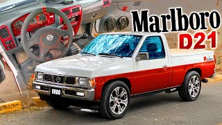 D21 PICKUP con $250,000 en AUDIO y RESTAURACIÓN | LA MARLBORO