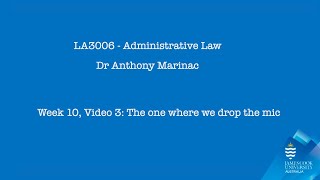 Admin Law 2024, Week 10 Video 3: Ombudsman Processes