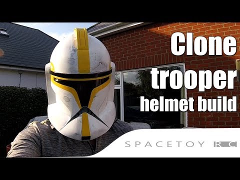 Hasbro Clone trooper Helmet Build and mod - starwars