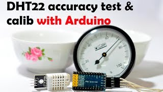 DHT22 accuracy test and calibrate with Arduino Pro Mini, Soldium Chloride, Silicon moisture absorber