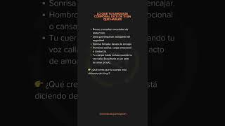 Lo que tu lenguaje corporal dice de ti sin que hables
