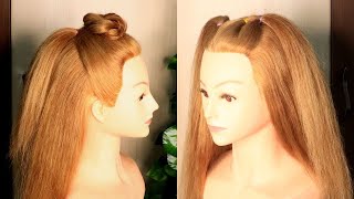 Quick &amp; Easy 2 Minute Hairstyle | Cute Hairstyles for Medium Hair | Femirelle Hairstyle |KGS
