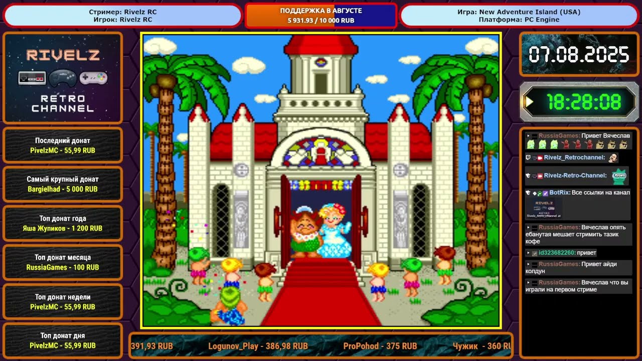 Стрим №726. New Adventure Island (PC Engine) / Boulder Dash (NES)