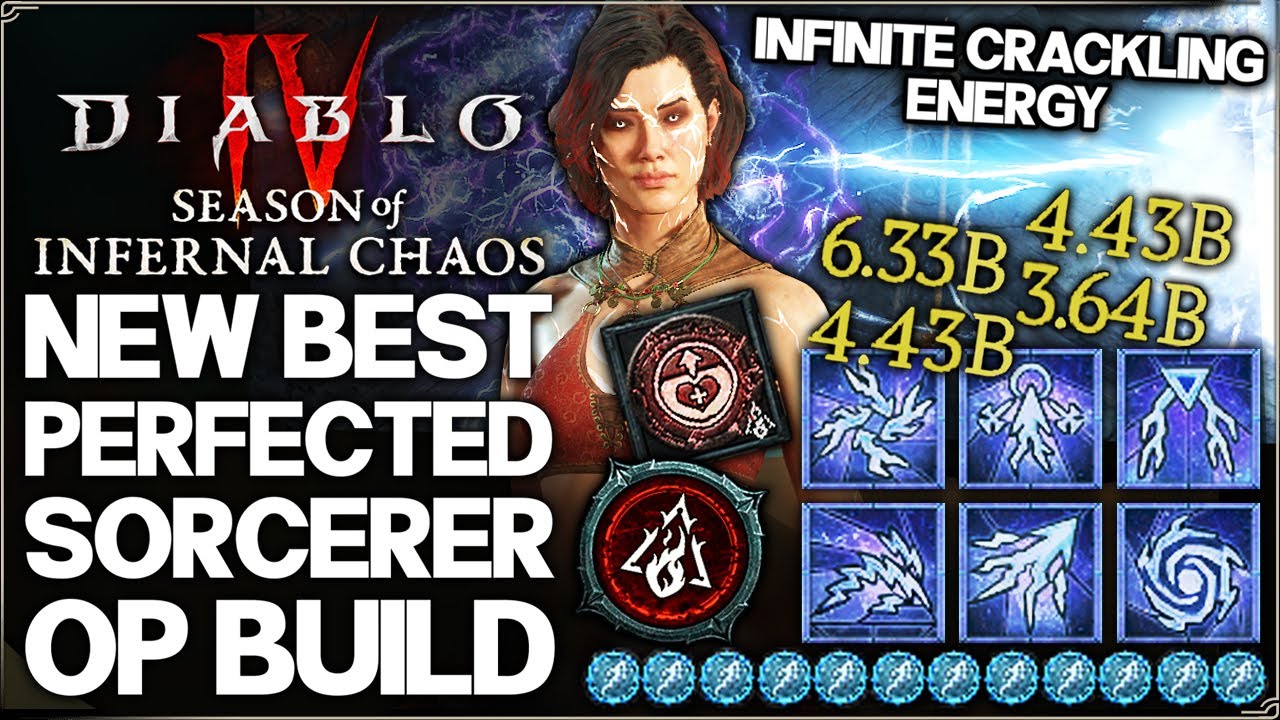 Diablo 4 - New Best OP 10 BILLION DPS Sorcerer Build - Season 10 ...