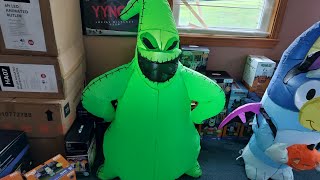 NEW FOR 2025 Gemmy Airblown Inflatable Halloween 3.5ft Disney Oogie Boogie