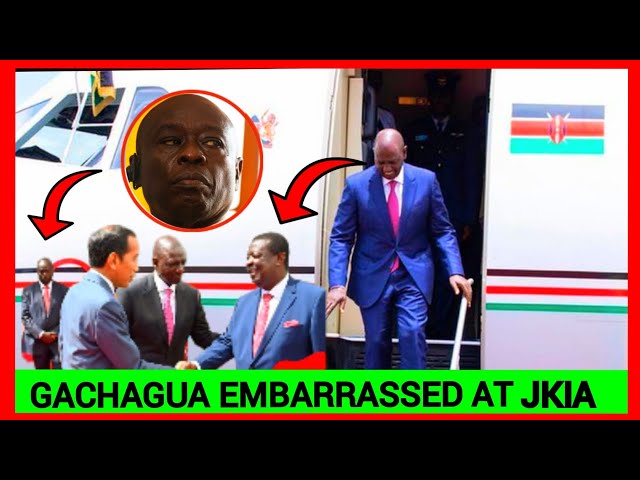 Breaking News!!  See what Ruto did to Gachagua before leaving to America, Mudavadi Left in Charge class=