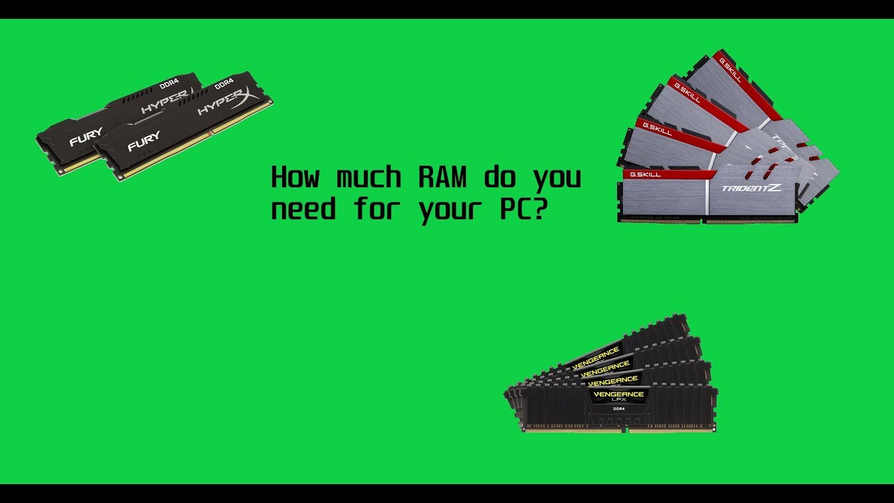 How much RAM do you need for your computer? (4gb,8gb,16gb,32gb,64gb