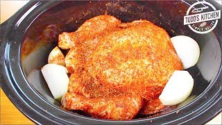 How to cook a whole Chicken in a Crock Pot recipe  Slow Cooker