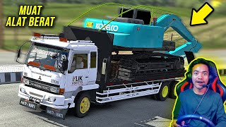 Truk FUSO MUAT ALAT BERAT EXCAVATOR - Euro Truck Simulator 2