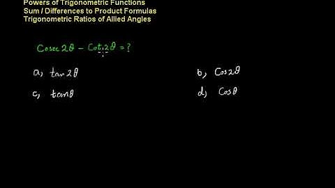 Exam prep – F.Sc. Math LEC 2: Trigonometric Identities Sum and Difference of Angles