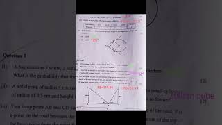ICSE Board semester 2 Maths paper solution 2022 |icseboardexam2022 |Answer key
