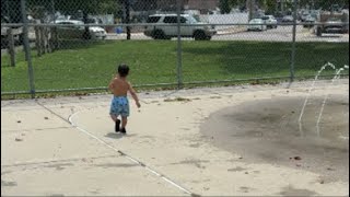 At the park!