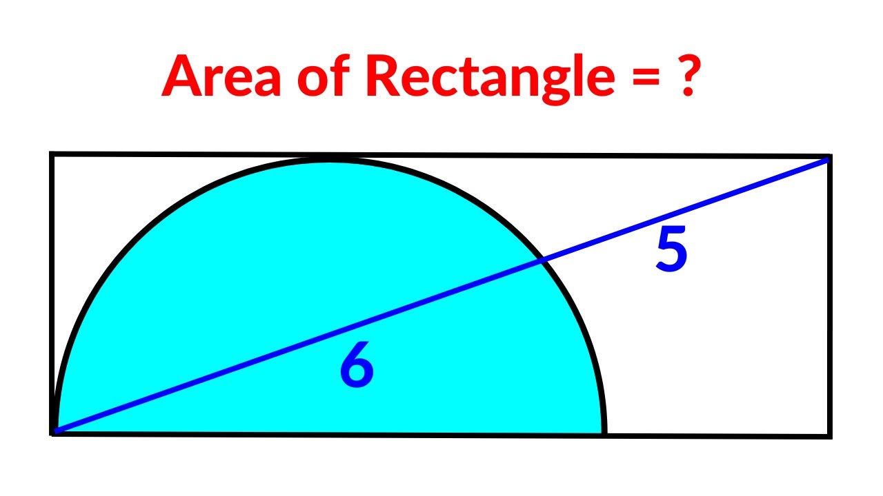 Find the area of the Rectangle - YouTube