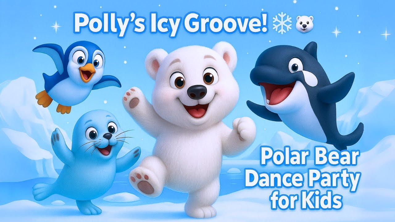 Polly’s Icy Groove! ️🐻 Polar Bear Dance Party for Kids - YouTube