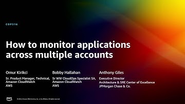 AWS re:Invent 2022 - How to monitor applications across multiple accounts (COP316)