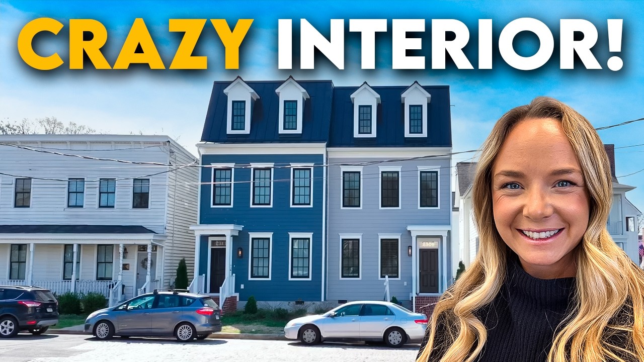 Tour A MODERN NEWER Home In Richmond's Historic Neighborhood (Church Hill)