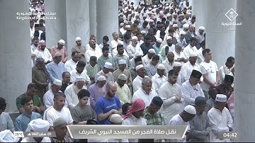 صلاة الفجر المسجد النبوي الشيخ عبدالله القرافي السبت 1 صفر 1447هـ فواتح سورة الأحقاف.