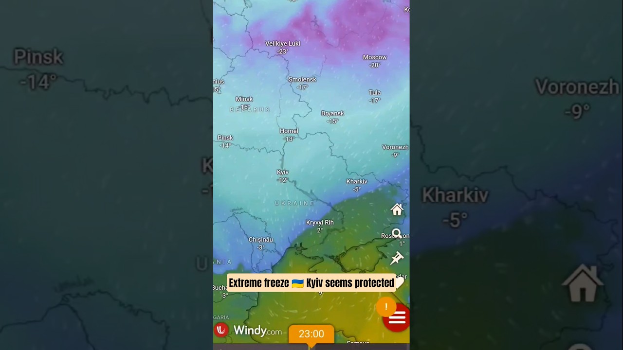 Extreme Cold in Russia — But God Protects Kyiv #derb