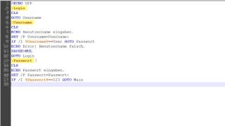 Batch Tutorial: Passwortabfrage | Deutsch | HD+