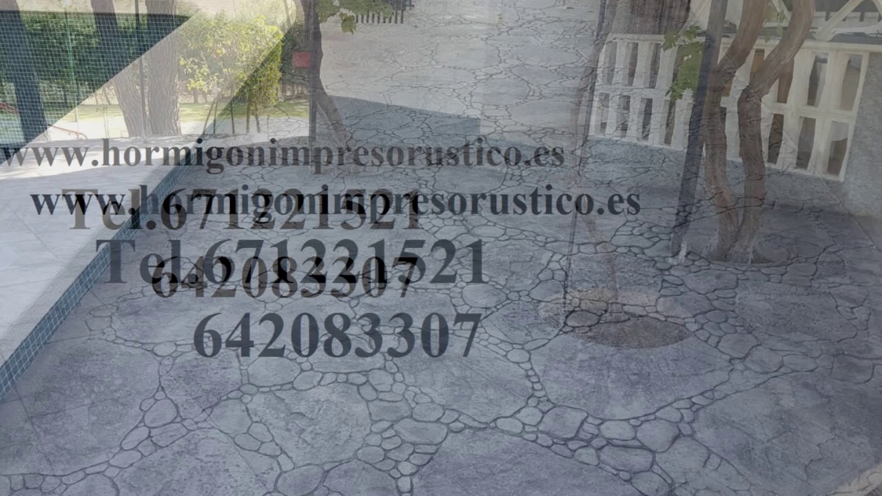 Ofertas y Precios Hormigon Impreso CAMPOTEJAR BAJA,Murcia Tel.671221521