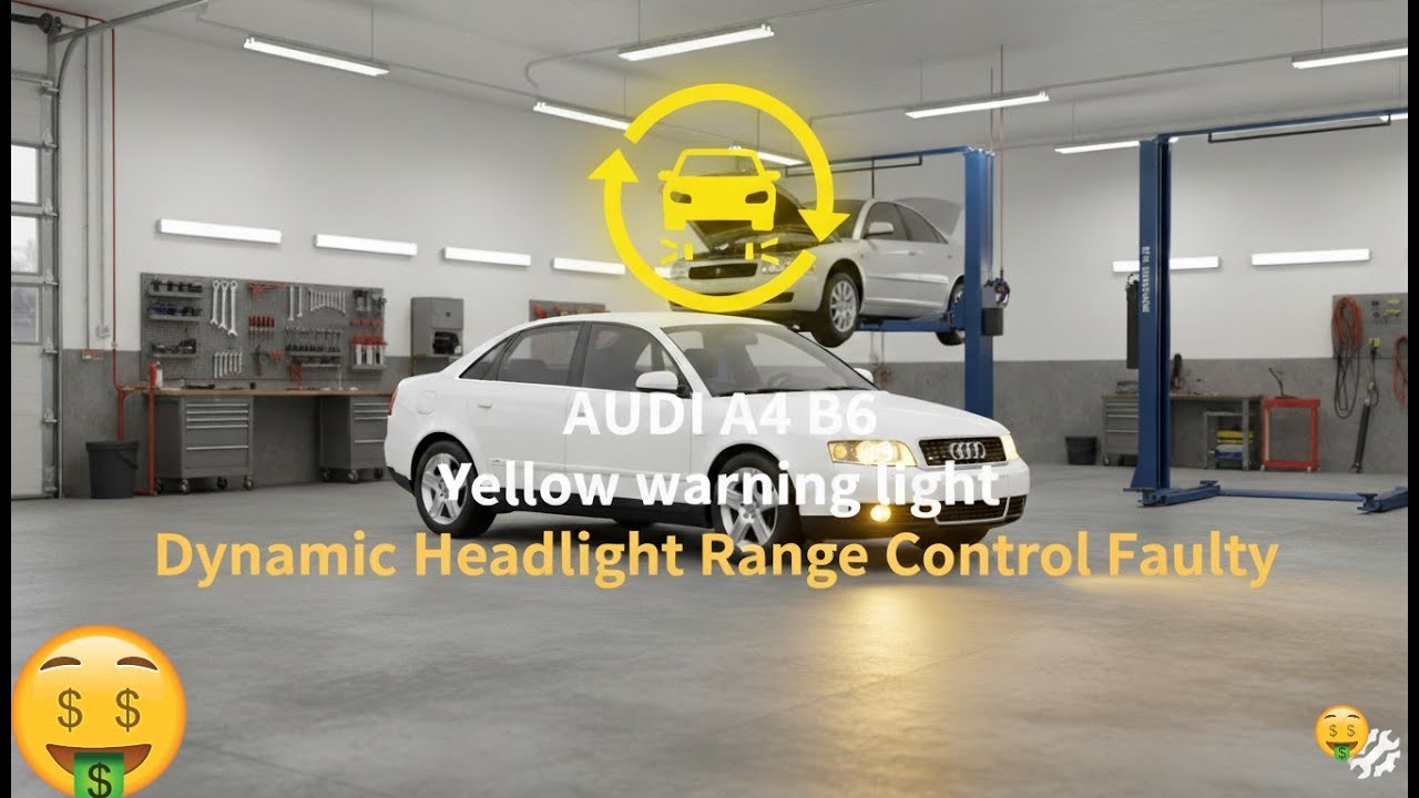 Audi A4 B6 Headlight Leveling System Faulty? EASY FIX for the Yellow ...