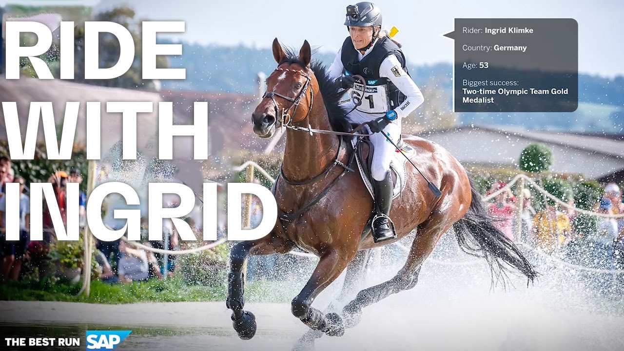 On board Ride with Ingrid Klimke at the Eventing European Championship Avenches 2021 - YouTube