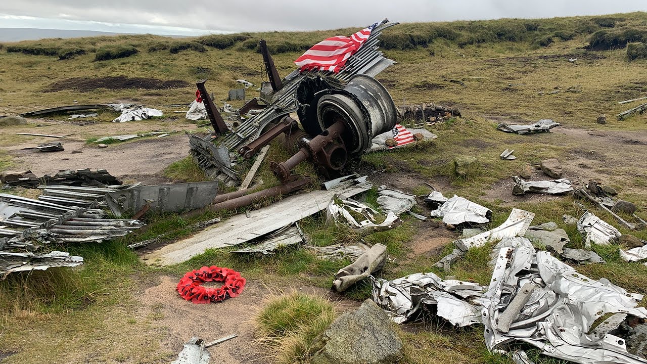 B-29 crash site on Bleaklow