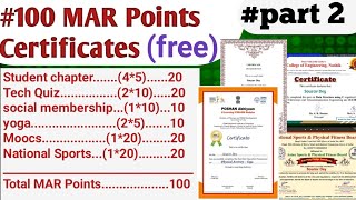MAR Point100 [video 2] | MAKAUT | Free Certificate