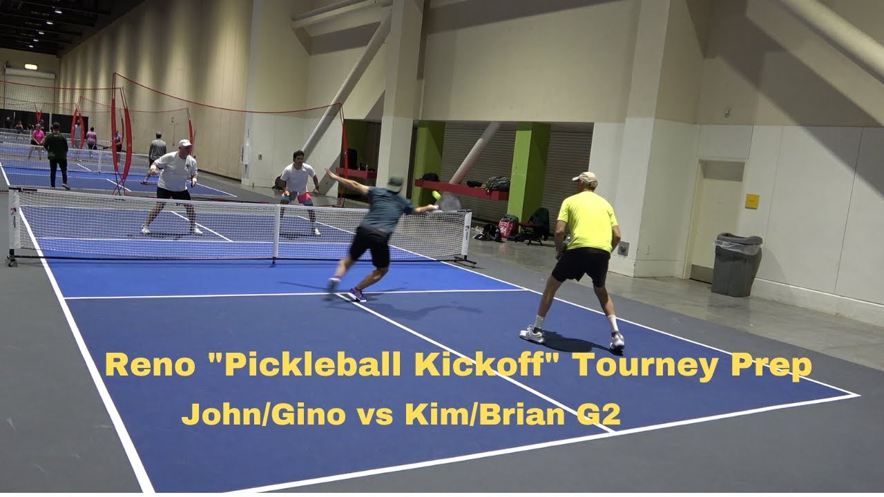 Reno Pickleball Pickleball Kickoff Tourney Prep John/Gino vs Kim