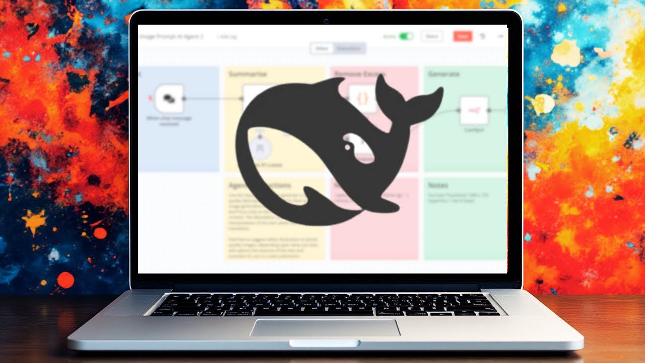 DeepSeek R1 Mac AI Workflow || n8n, ComfyUI, Deepseek r1 Distilled ...