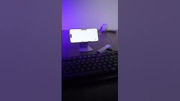 Typing with an iPhone 15 connected keyboard! #shorts