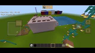 I build a city in Minecraft in creative and in flat world part 1