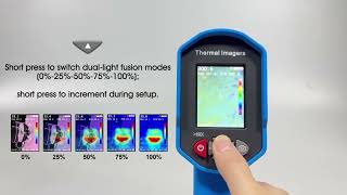 Handheld Thermal Imager 32x32 IR 0.15℃ Auto Hot/Cold Spot
