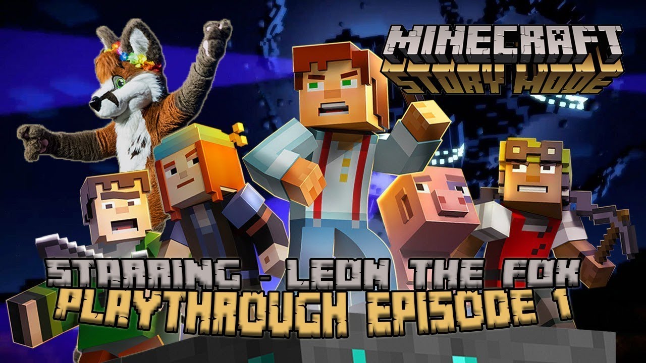 Minecraft: Story Mode - Playthrough w/ Leon - Episode 1 - YouTube