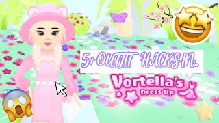 🤩 5+ OUTFIT HACKS IN VORTELLA'S DRESS UP!!! 💖 screenshot 1