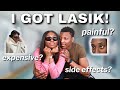 I GOT LASIK EYE SURGERY! Costs, Side Effects &amp; The TRUTH! | 2022 | The OT Love Train