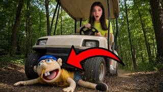 She Ran Over Jeffy With A Golf Cart!