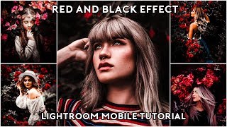 Lightroom Mobile tutorial - How to edit  Red and Black - Red Splash Effect tutorial screenshot 5