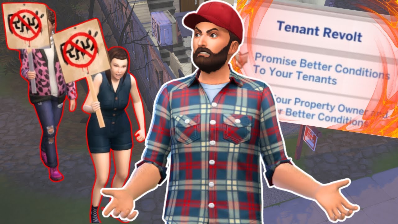 How Fast Can We Cause a Tenant Revolt? Sims 4 For Rent