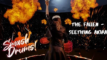 Smash Drums x Seething Akira - The Fallen (Hard)  // Mixed Reality Quest 2 Gameplay