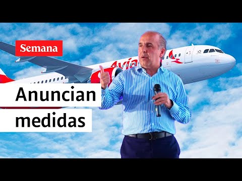 Gobierno y Avianca anuncian medidas por crisis aérea