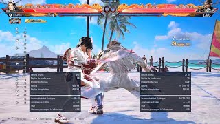 5.TEKKEN8 Vs Lars punition -12f block - low 22f π± + fuzzy garde bas, haut et bas