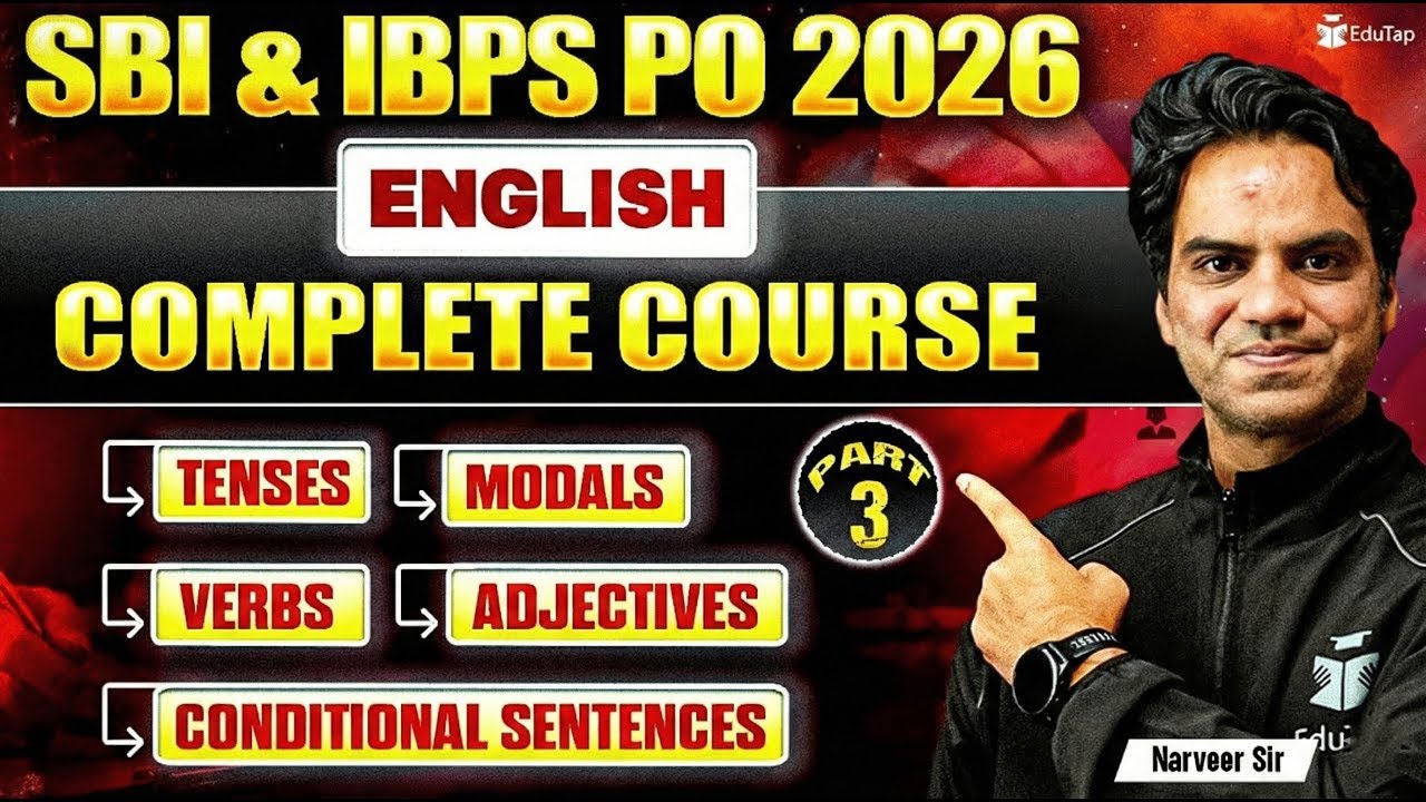 SBI/IBPS PO English Full Course 2026 | SBI/IBPS PO Prelims Complete ...