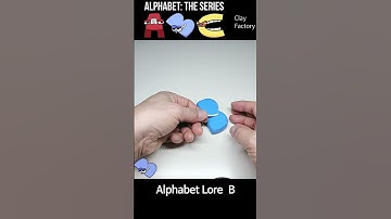 B | Alphabet Lore make clay #shorts #alphabetlore