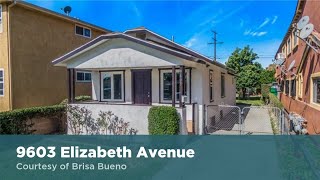9603 Elizabeth Avenue video tour