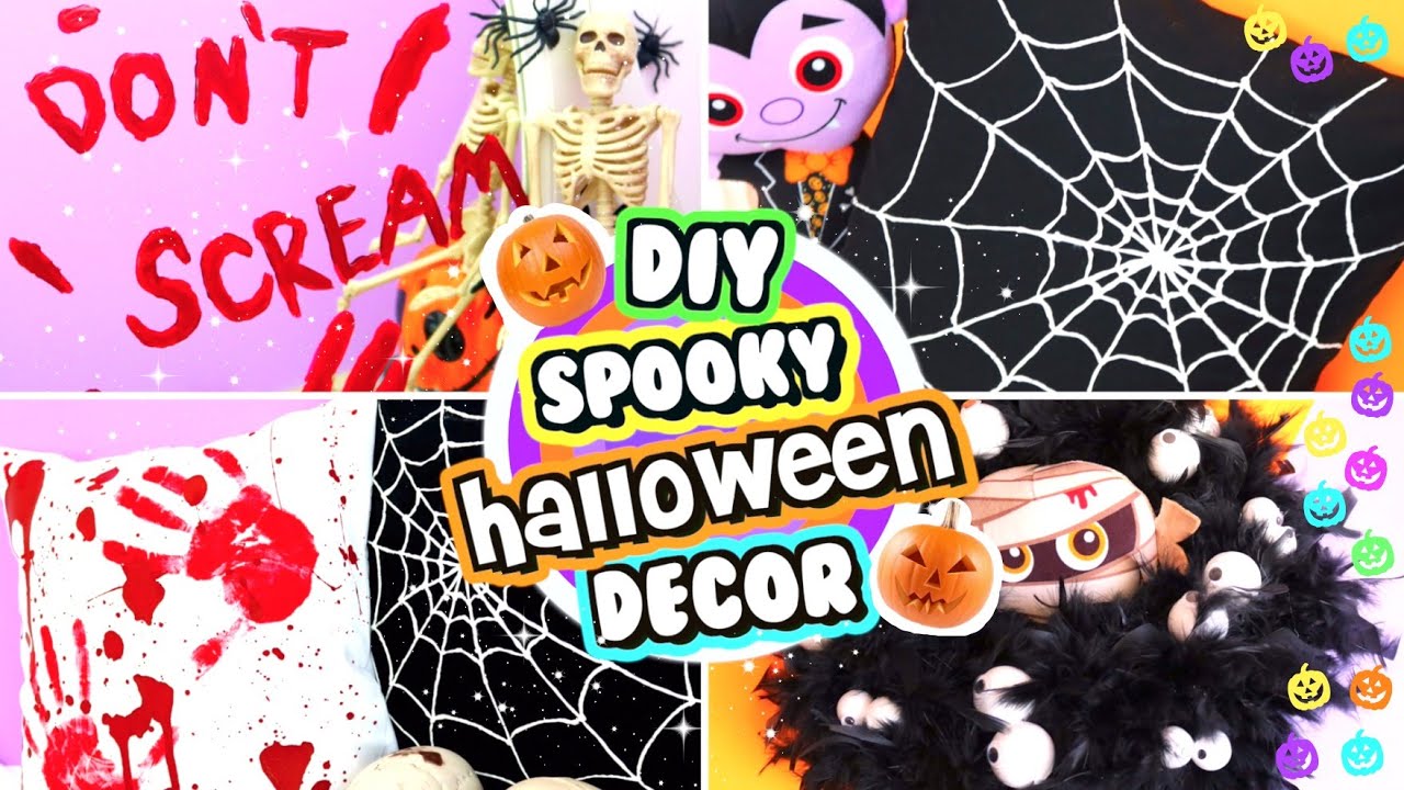  DIY  HALLOWEEN  DECORATIONS  DIY  ROOM  DECOR  FOR HALLOWEEN  