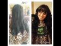 caucasian girl gets braidless sew-in 26&quot; virgin brazilian hair