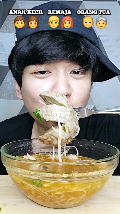 TIPE-TIPE MAKAN BAKSO #shorts